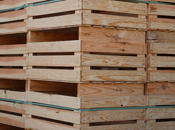 Emballages légers en bois